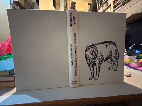 Skriet från vildmarken av Jack London, bok, Very Fine plus