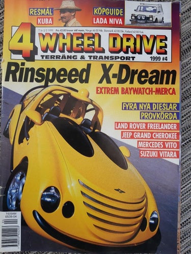 4 Wheel Drive 4 1999: Land Rover Freelander, Jeep Grand Cherokee, beg Lada Niva