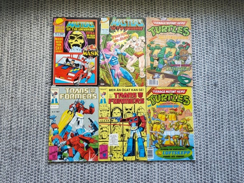 Masters of the Universe - Transformers - Turtles på svenska