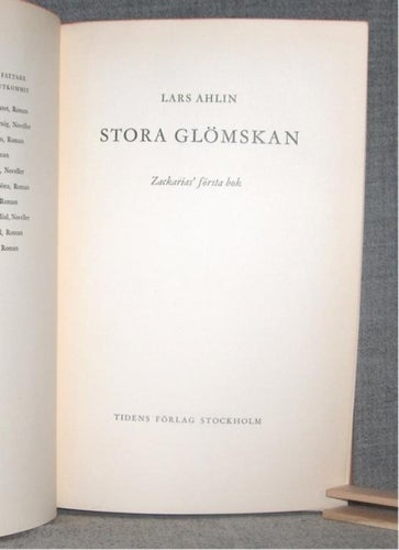 Lars Ahlin - Stora glömskan