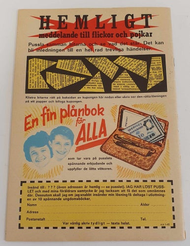 Kalle Anka & Co nr 1 1965 / VG-