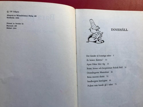 BARA PÅ SKOJ Ulf Löfgren 1964