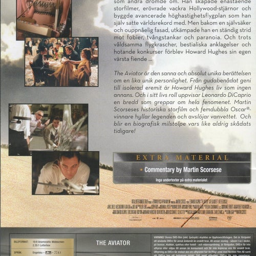 The Aviator (DVD) med Leonardo DiCaprio