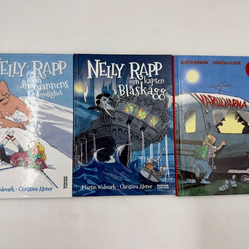 Nelly Rapp x3: Snömannens hemlighet, Kapten Blåskägg, Varulvarna