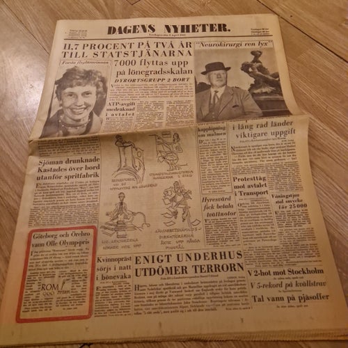 Dagens Nyheter Lördagen den 9 April 1960