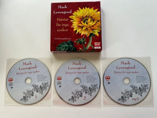 MARK LEVENGOOD - HJÄRTAT FÅR INGA RYNKOR- LJUDBOK 2 CD + 1 MP3-CD