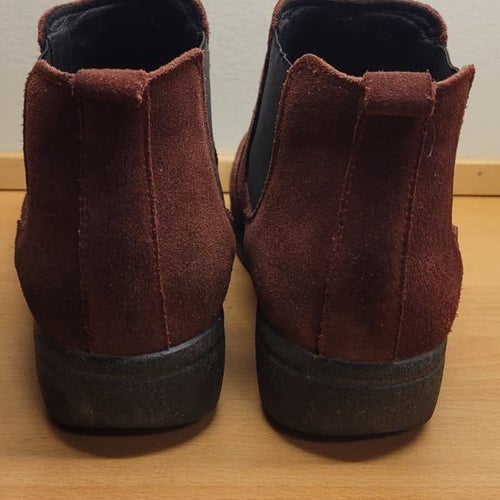 Green Comfort "Happy Walking" Chelsea-boots i mocka – Storlek 37
