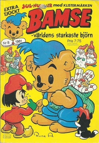 BAMSE - NR 8 1981 - EXTRA TJOCKT JUL-NUMMER
