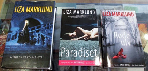 3 böcker av Liza Marklund på danska