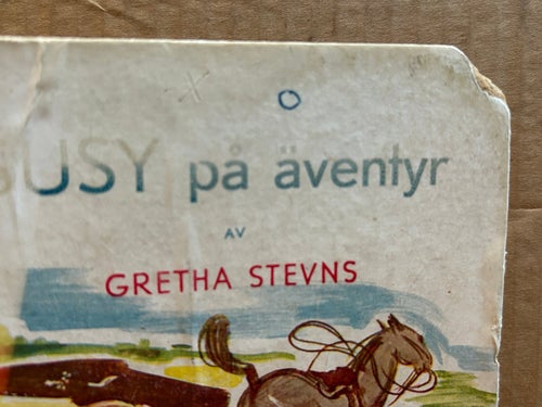 Susy på äventyr av Gretha Stevns. bok, Good plus