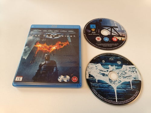 The Dark Knight m. Christian Bale och Heath Ledger på Blu-ray - Batman