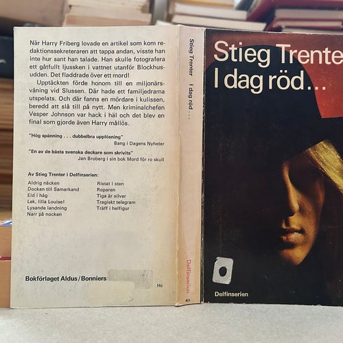 I dag röd av Stieg Trenter, bok, Very good plus