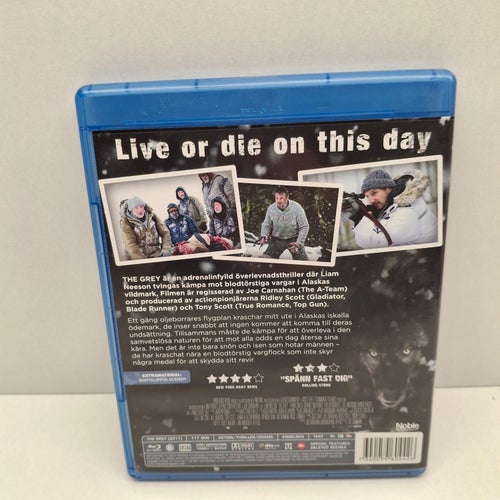 The Grey - Liam Neeson - Blu-ray film, Svensk text, Fint skick