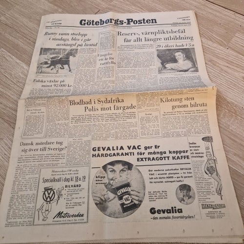 Göteborgs-Posten från 1960