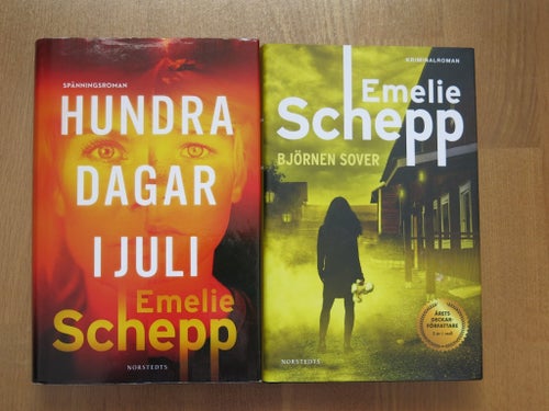 Emelie Schepp - 2 böcker .