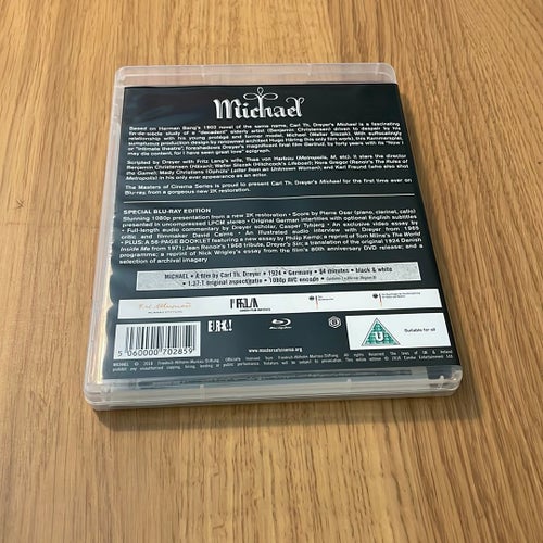 Michael - Carl Theodor Dreyer - Eureka Masters of Cinema blu-ray