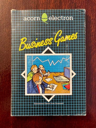 Acorn Electron Spel Game - Business Games Fint Skick Super Rare