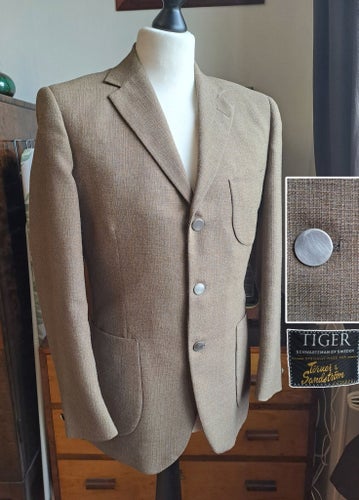 VINTAGE 60-TAL 70-TAL Blazer kavaj club jacket TIGER