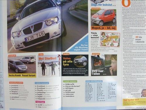 Vi bilägare 2005/18.VW passat Variant.Opel Vectra.Impreza.Civic.Citroen C6.Rove