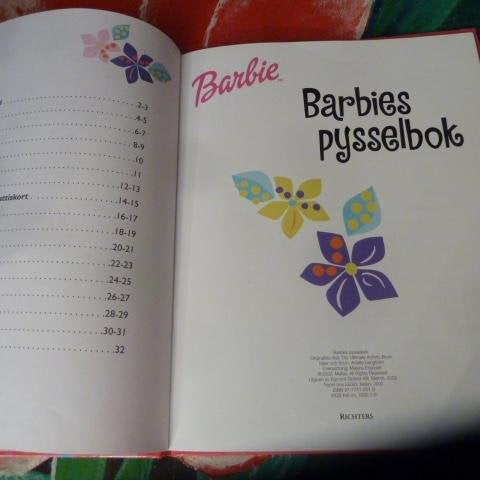 BARBIES PYSSELBOK, BOK, 2002, RICHTERS