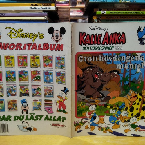 Walt Disney's Kalle Anka och tidsmaskinen nr 2 Grotthövdingens mantel. VF