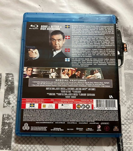 007 YOU ONLY LIVE TWICE - MAN LEVER BARA TVÅ GÅNGER (1967) SVENSK UTG FINT SKICK
