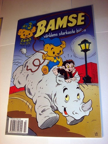 BAMSE 2002 3 (svensk) NY OLÄST