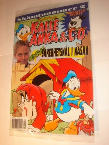 KALLE ANKA & Co I ORIGINAL PLAST leksak 2001 10 NÄSNÅLEN