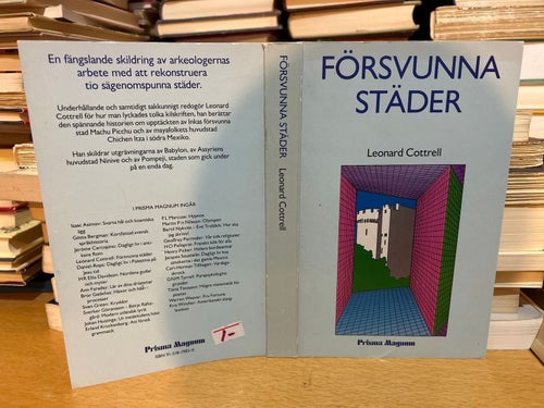 Försvunna städer av Leonard Cottrell, bok, Very Fine