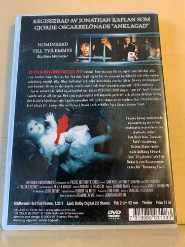 Med kallt blod, Dvd