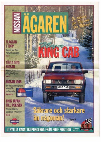 NissanÄgaren 1995 mars och oktober