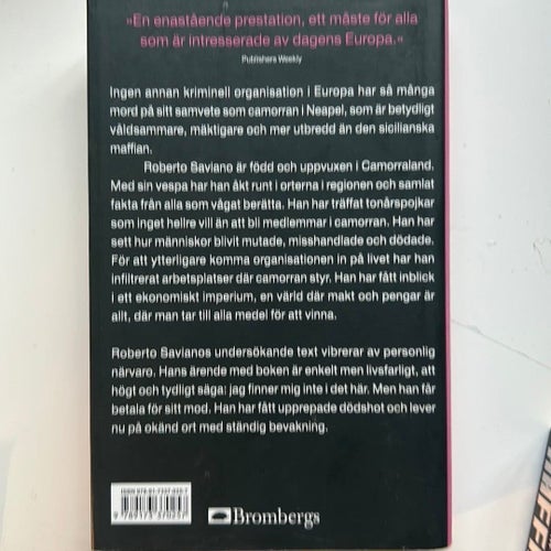 Gomorra av Roberto Saviano, Brombergs