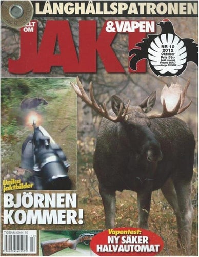 JAKT & VAPEN NR 10 2012 - BJÖRNEN KOMMER !
