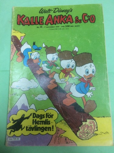 Kalle Anka & Co nr 45 från 1974