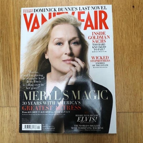 Vanity Fair Magazine January 2010 No. 593 - Meryl Streep Front Cover