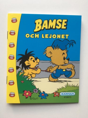 BAMSE OCH LEJONET - KÄRNAN - lite större än en pixi bok