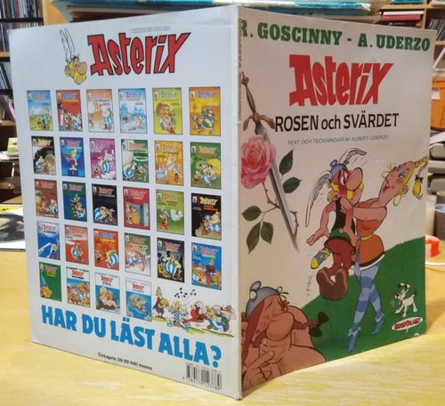 Asterixalbum nr 29 Asterix Rosen och Svärdet, 1:a upplagan