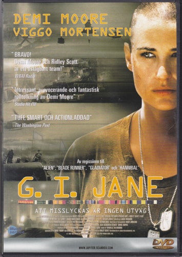 DVD / G.I. Jane / Demi Moore, Viggo Mortensen, Anne Bancroft / Nära nyskick