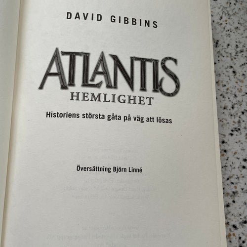 Atlantis hemlighet - David Gibbins i nyskick