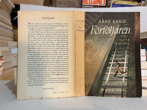 Förföljaren av Arne Sand, bok, Very good plus