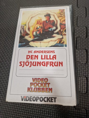 Den lilla sjöjungfrun - videopocket klubben VHS raritet