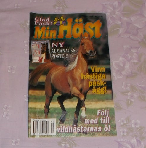 Min Häst tidning nr 8 1996 hästtidning hästar barn tonår häst tjej tidning