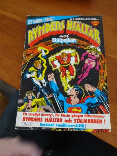 Rymdens Hjältar med Stålpojken Nr 5 1980