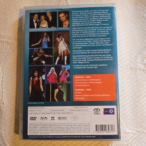 Melodifestivalen 2004 Dubbel-DVD