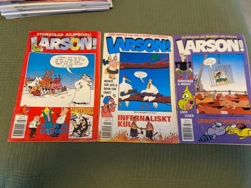Larson! 90-tal – 12 nr 1997–1999 + Jubileumsbilaga 1998 – Svensk Kultserie