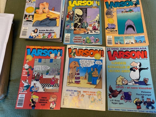 Larson! 90-tal – 12 nr 1997–1999 + Jubileumsbilaga 1998 – Svensk Kultserie