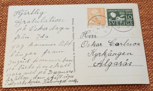 Hova vy från postgånget 1949