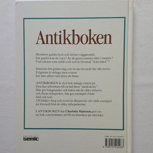Antikboken, Möbler & Gamla Ting, Bok