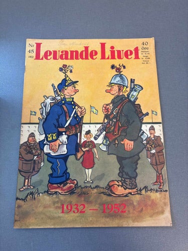Levande Livet nr 45 1952 91:an på omslaget