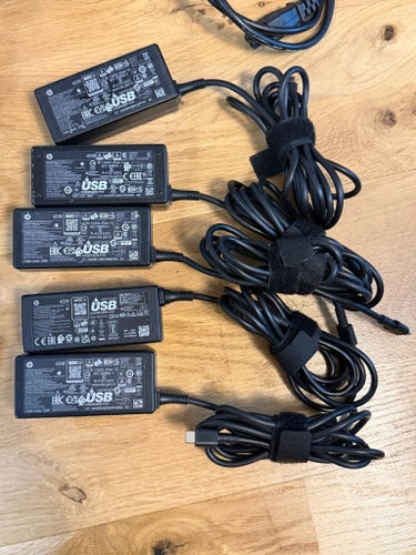 HP USB-C nätadaptrar 45W ( 5stick)